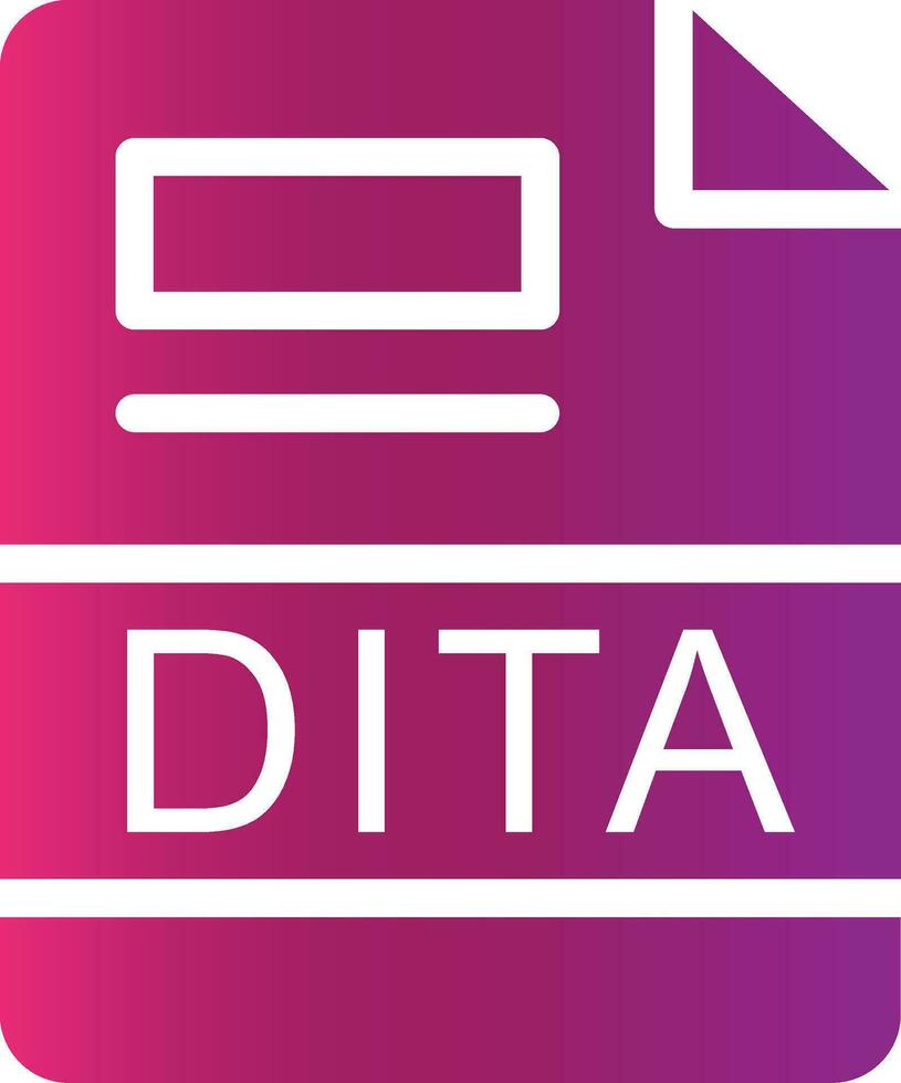 DITA Creative Icon Design vector