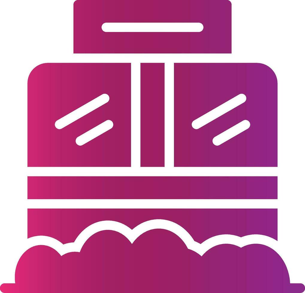 Ticket Box Creative Icon Design vector