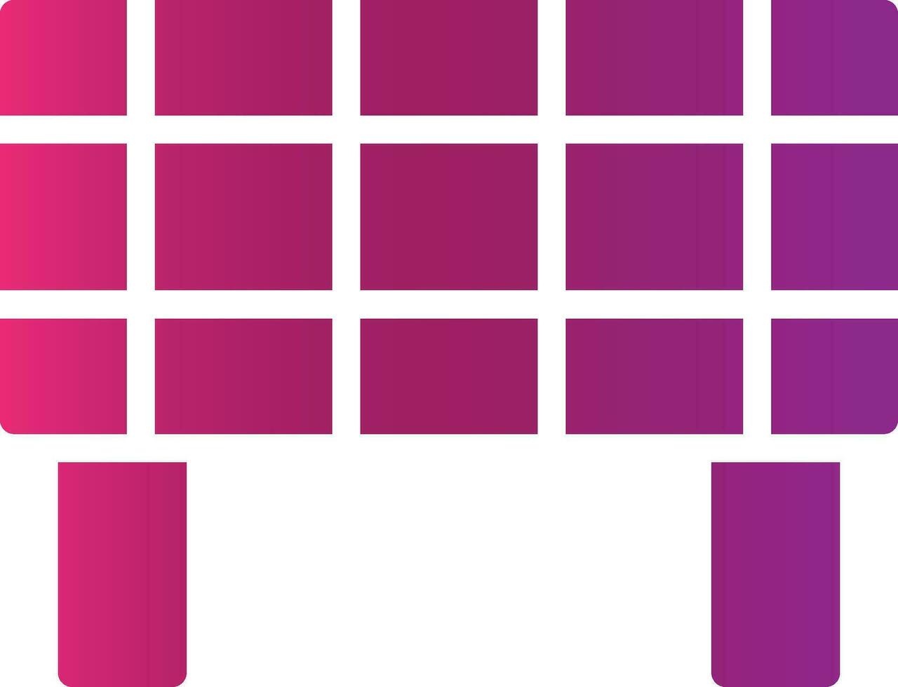 Glyph Gradient Design vector