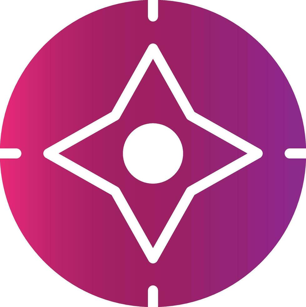 Compass Creative Icon Design vector