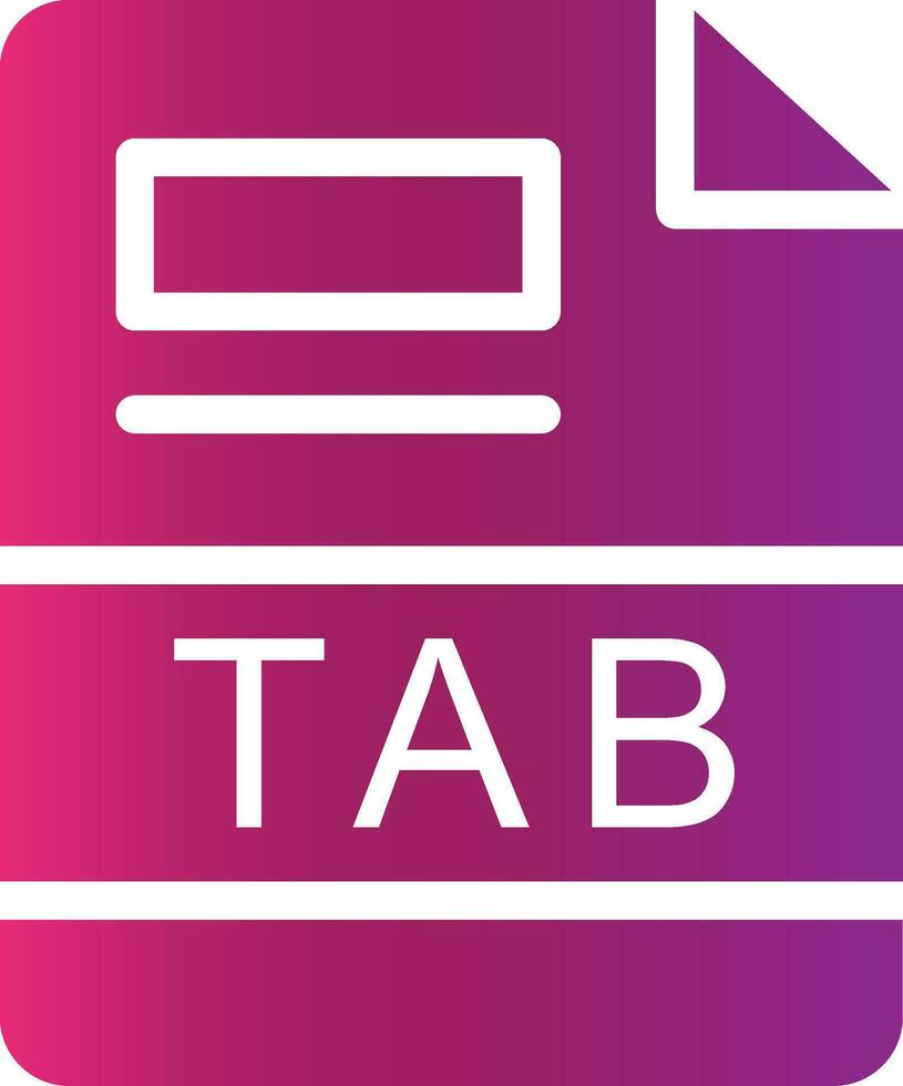 TAB Creative Icon Design vector