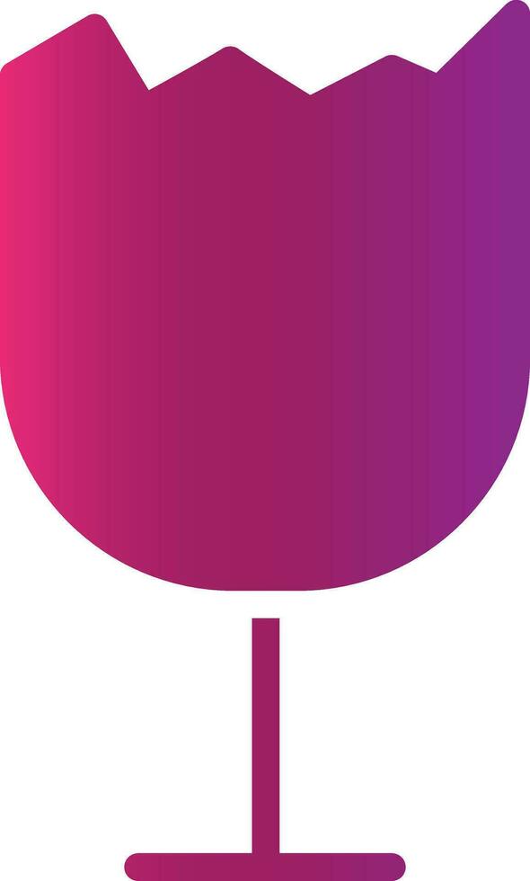 Glass Creative Icon Design vector