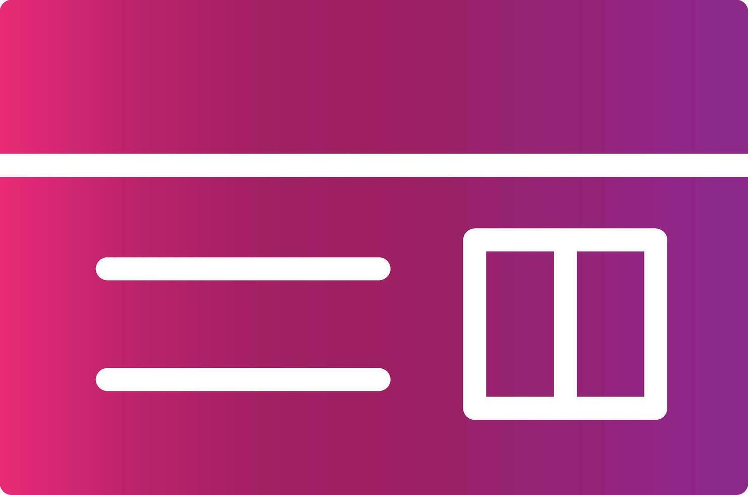 Glyph Gradient Design vector