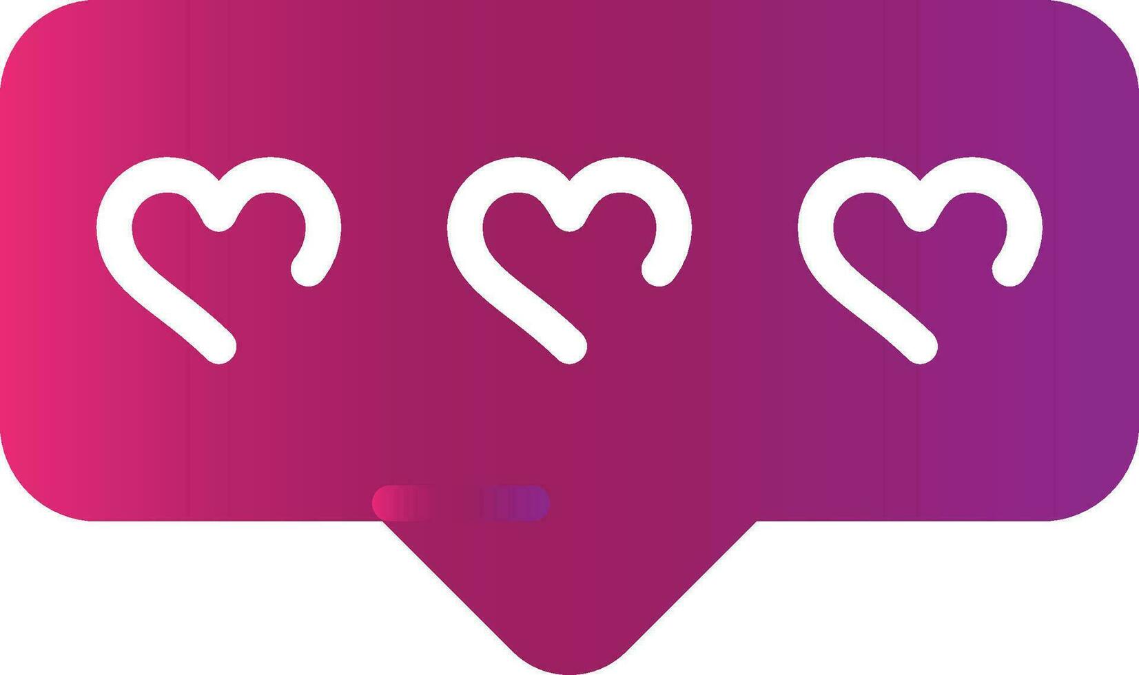 Comment Heart Creative Icon Design vector