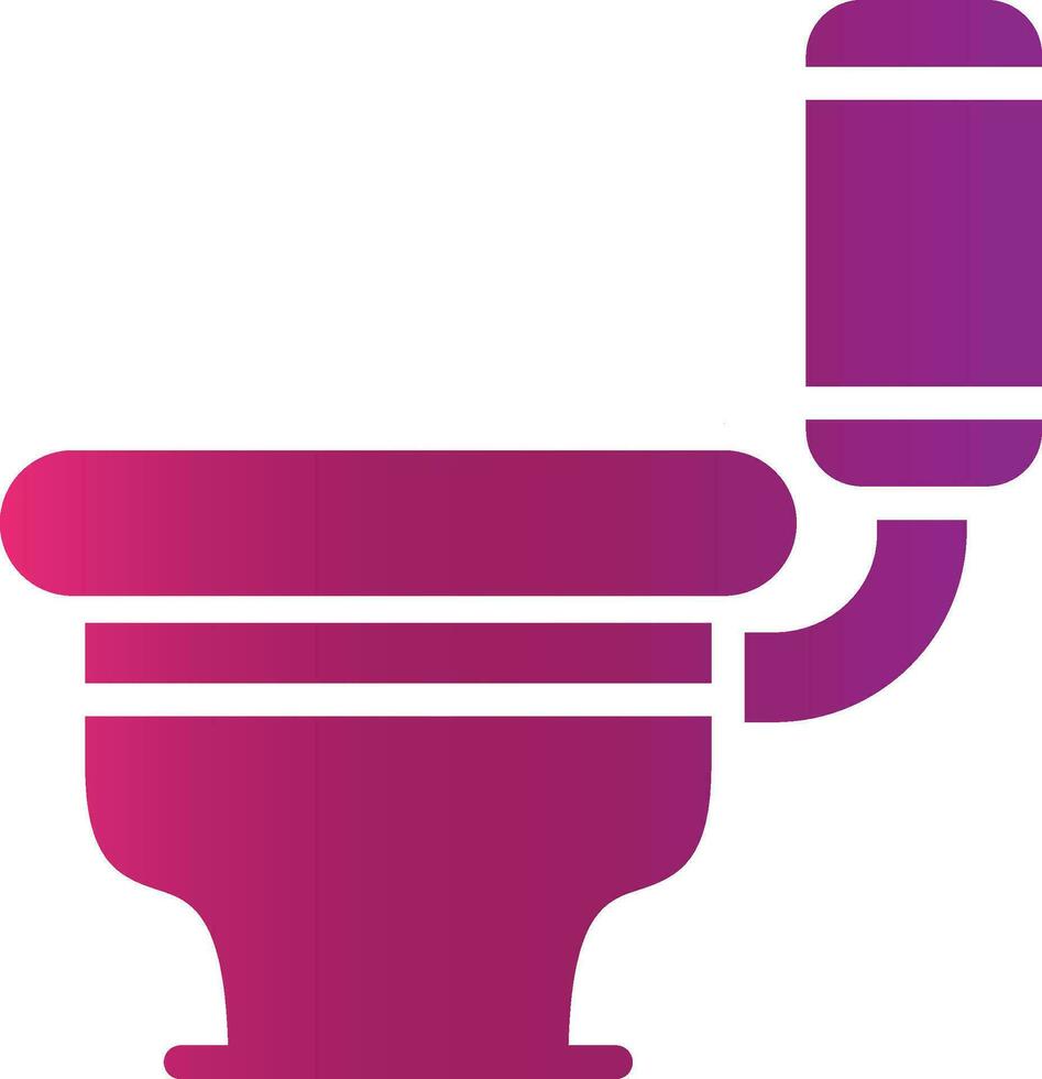 Toilet Creative Icon Design vector