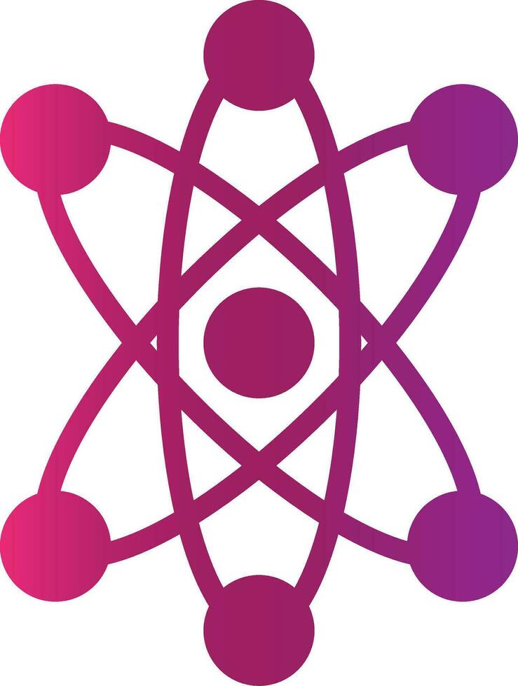 Atom Creative Icon Design vector
