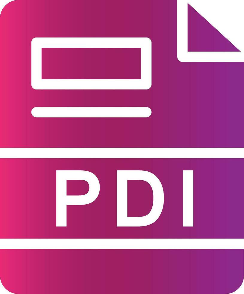 PDI Creative Icon Design vector