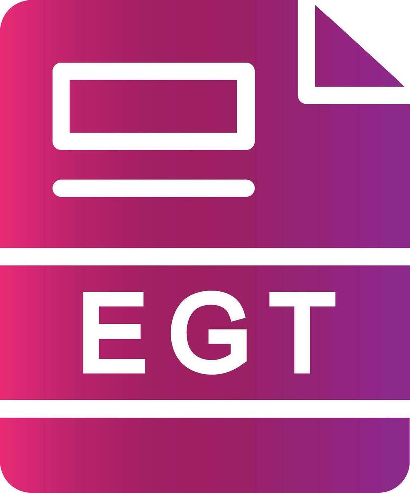 EGT Creative Icon Design vector