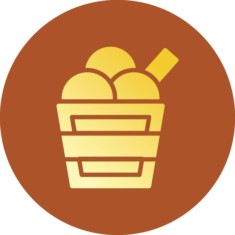 Ice Cream Creative Icon Design vector