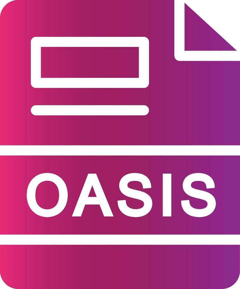 OASIS Creative Icon Design vector