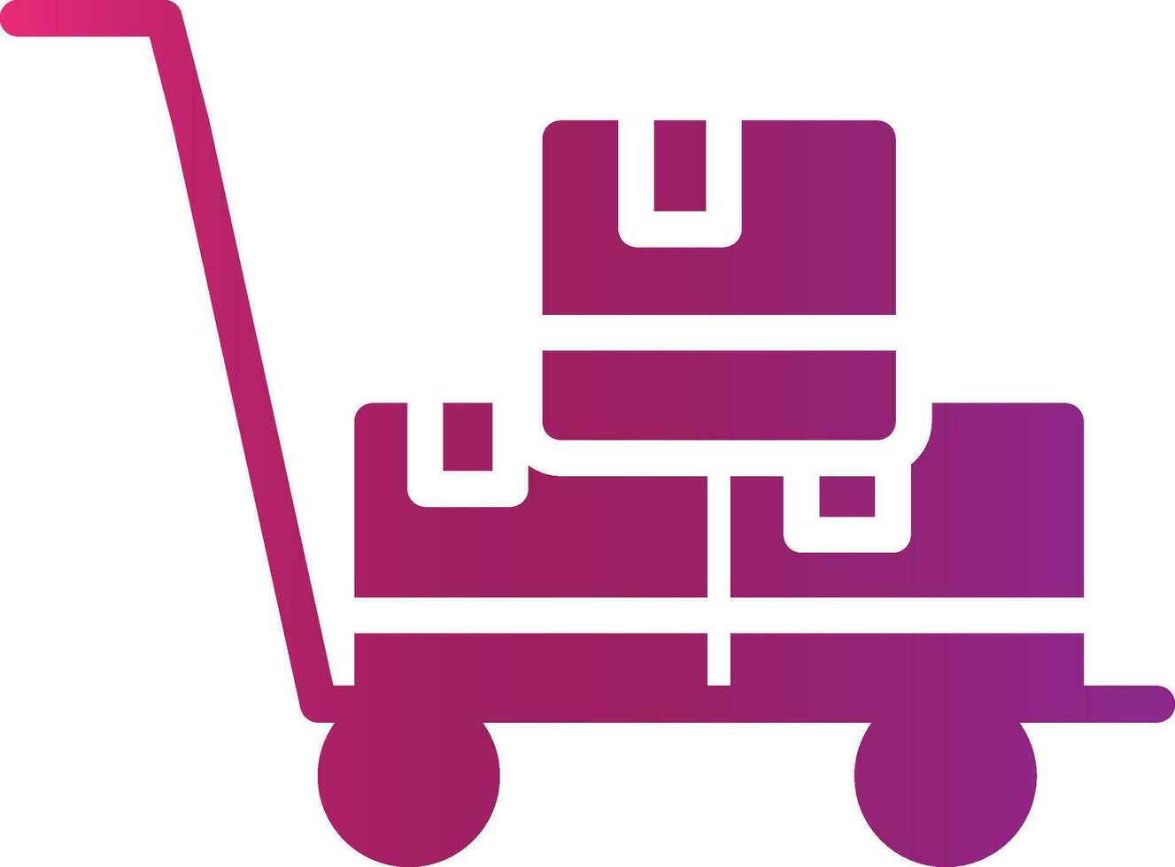 Trolley Creative Icon Design vector