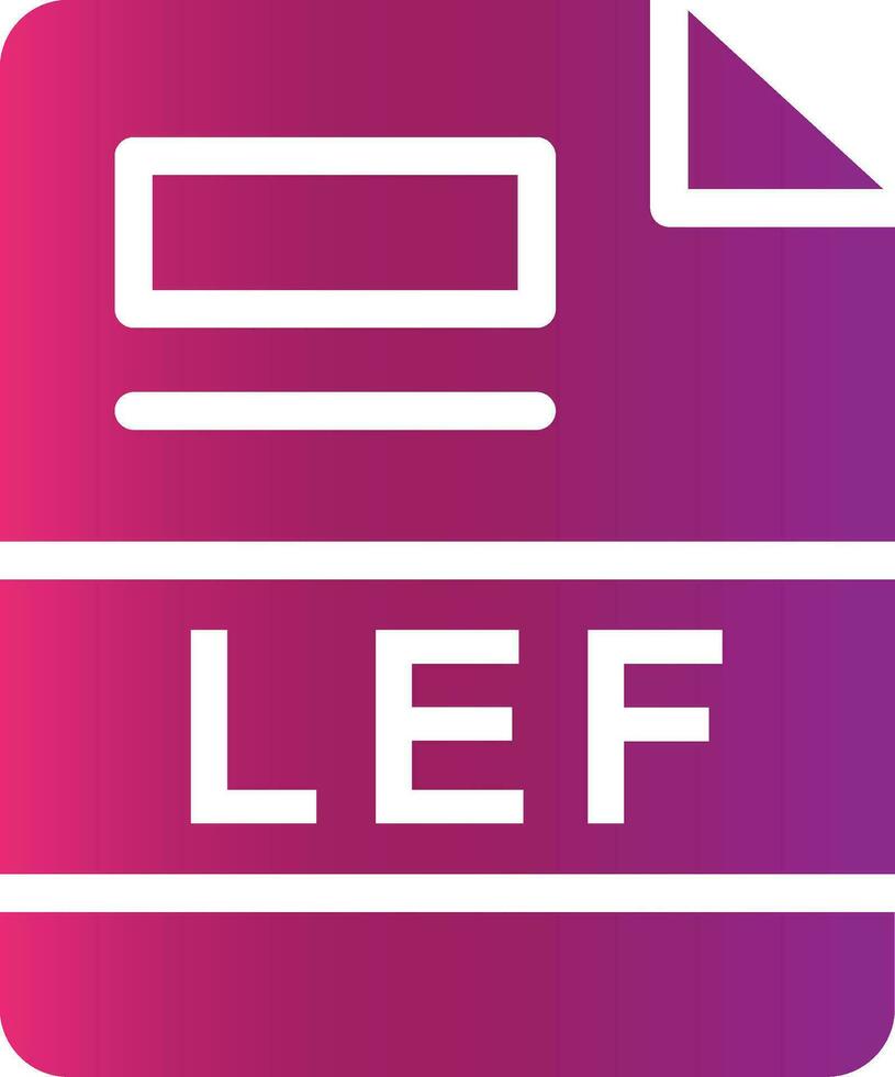 LEF Creative Icon Design vector