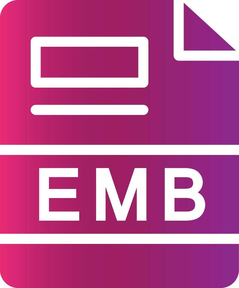 EMB Creative Icon Design vector