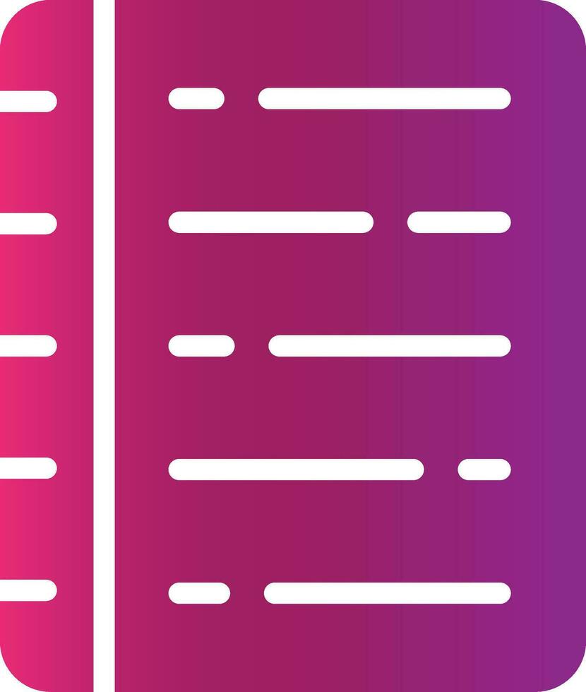 Glyph Gradient Design vector
