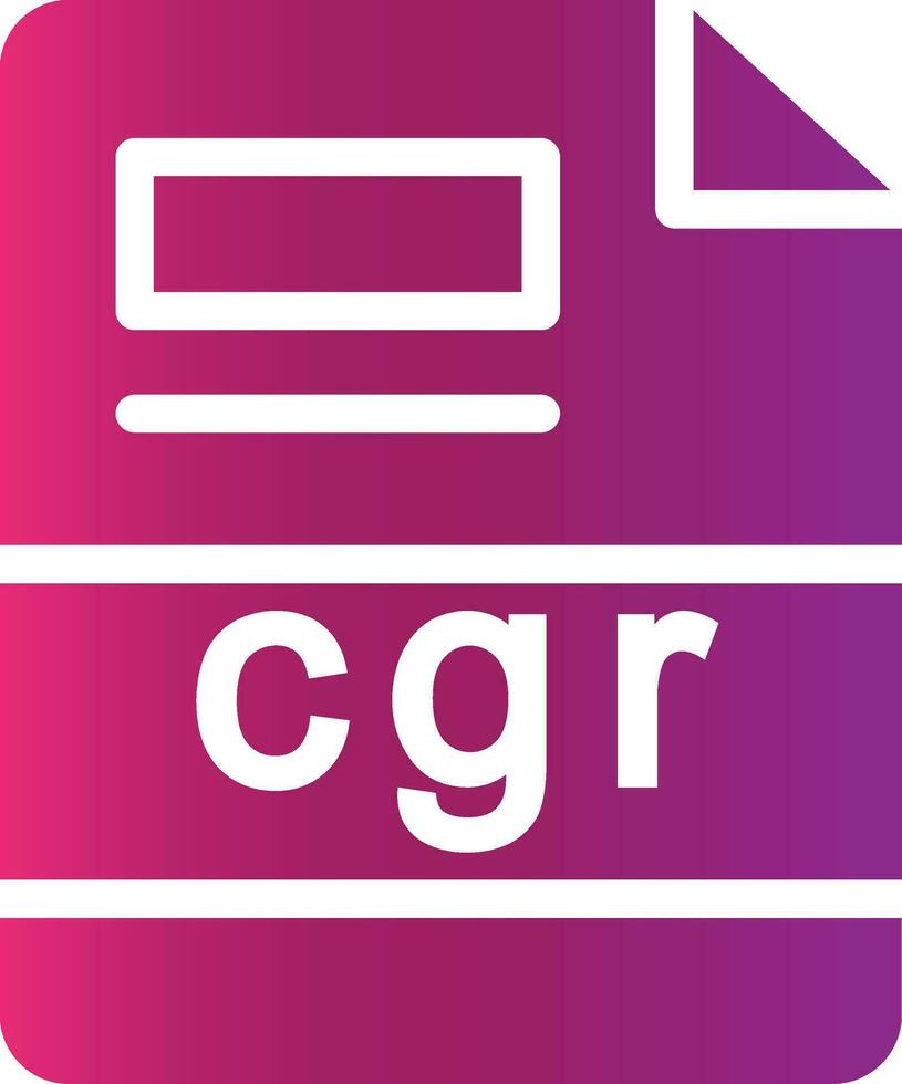 cgr creativo icono diseño vector