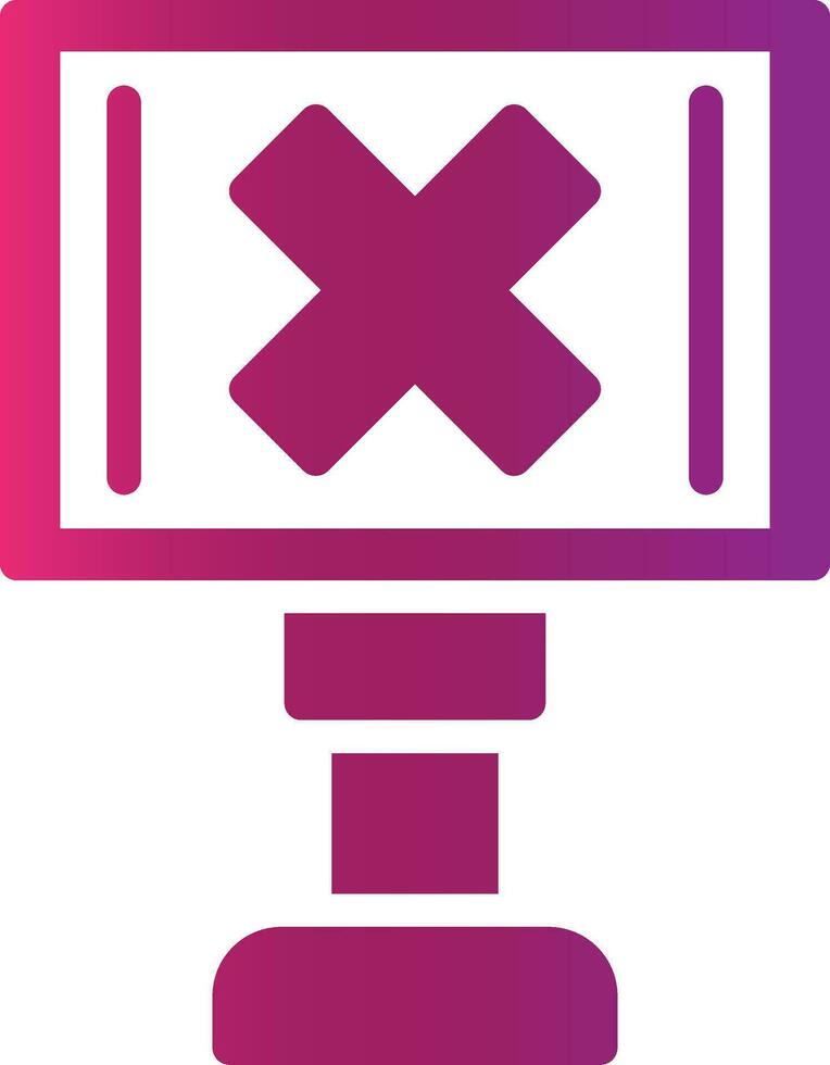 Glyph Gradient Design vector