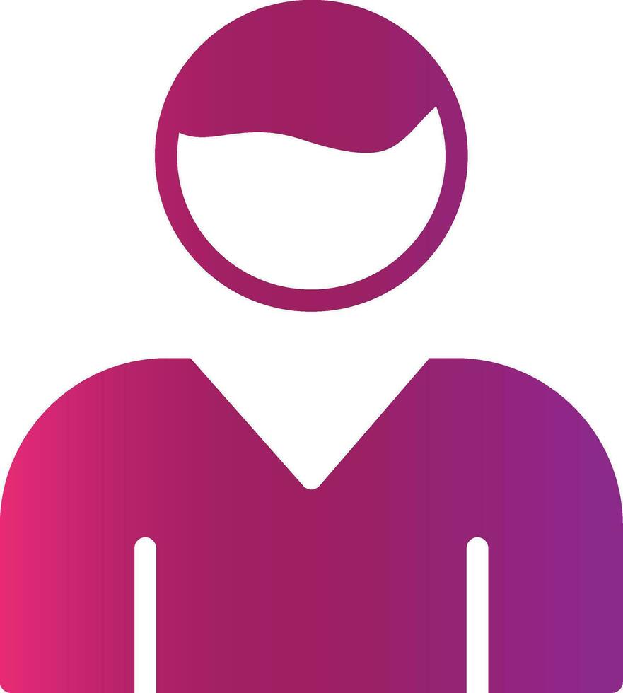 Glyph Gradient Design vector