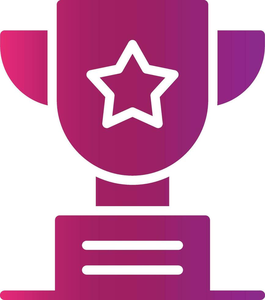 Trophy Creative Icon Design vector