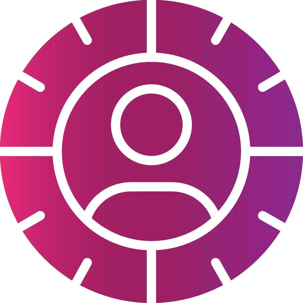 Target Audience Creative Icon Design vector