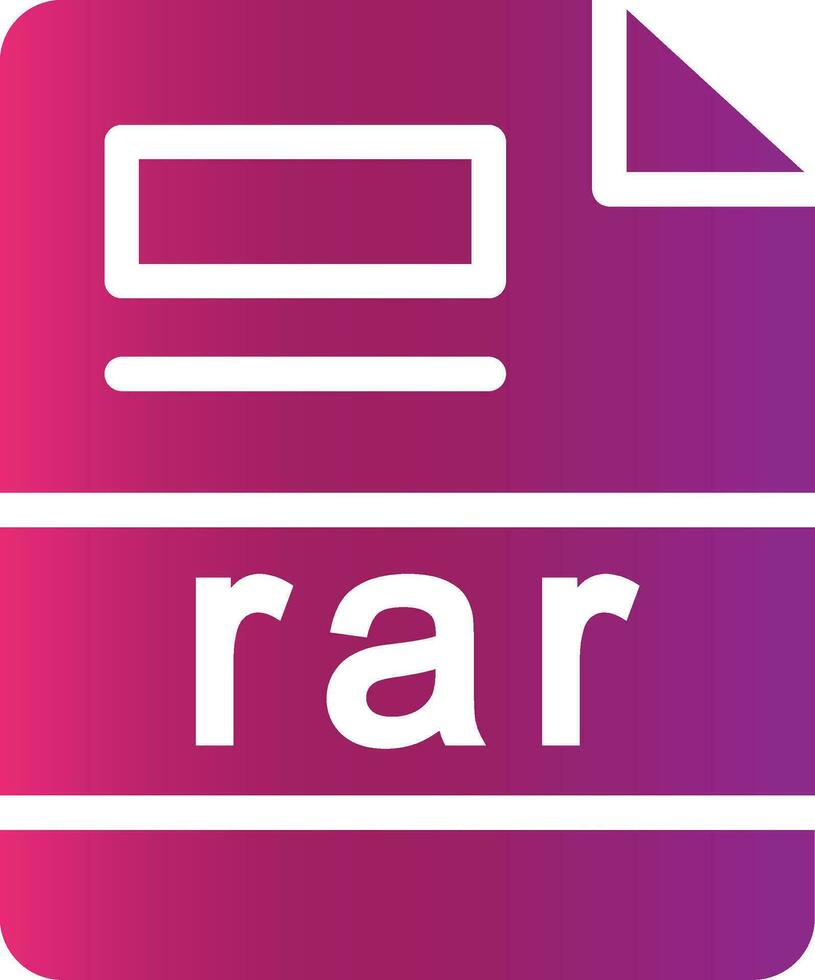 rar creativo icono diseño vector