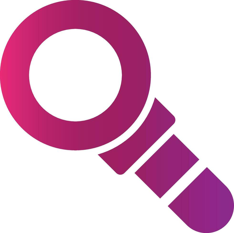 Magnifying Glass Creative Icon Design vector