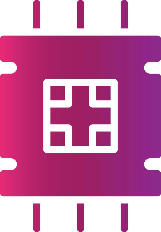 Processor Creative Icon Design vector