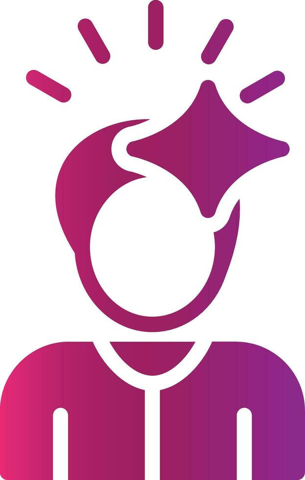 Suffering Creative Icon Design vector