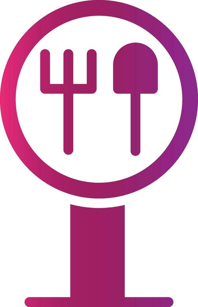 Glyph Gradient Design vector