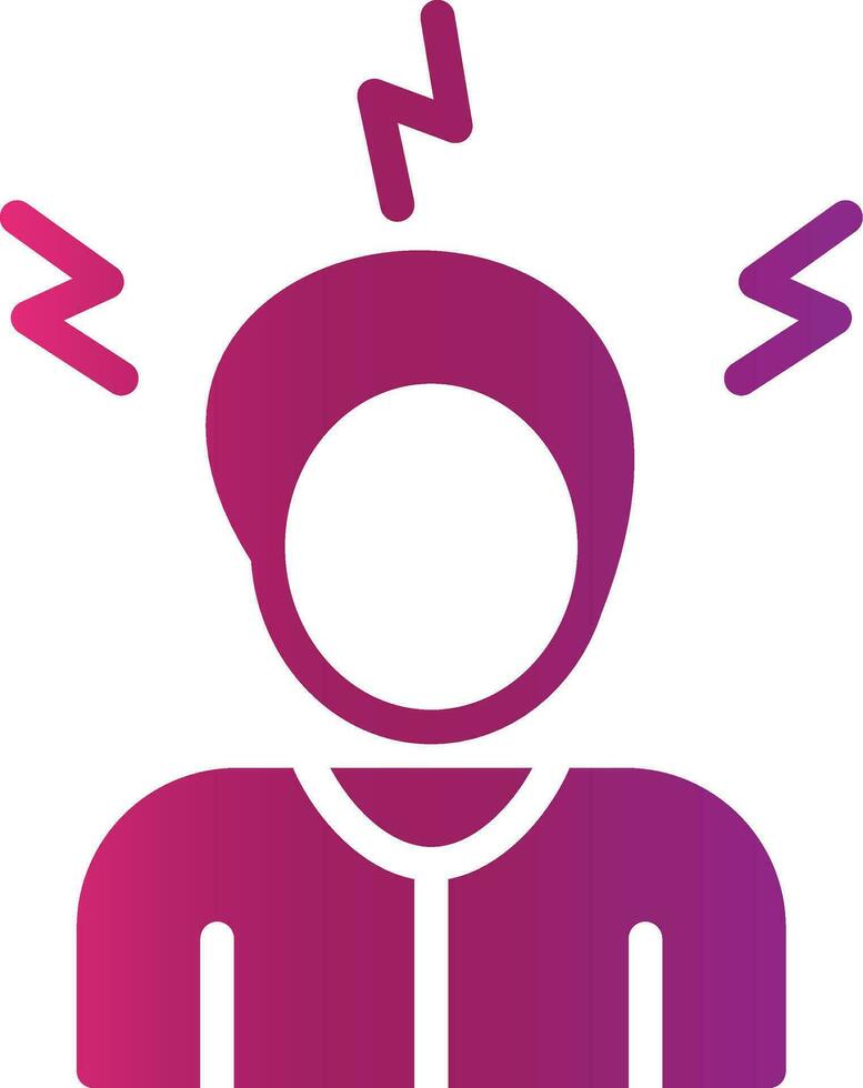 Stress Creative Icon Design vector
