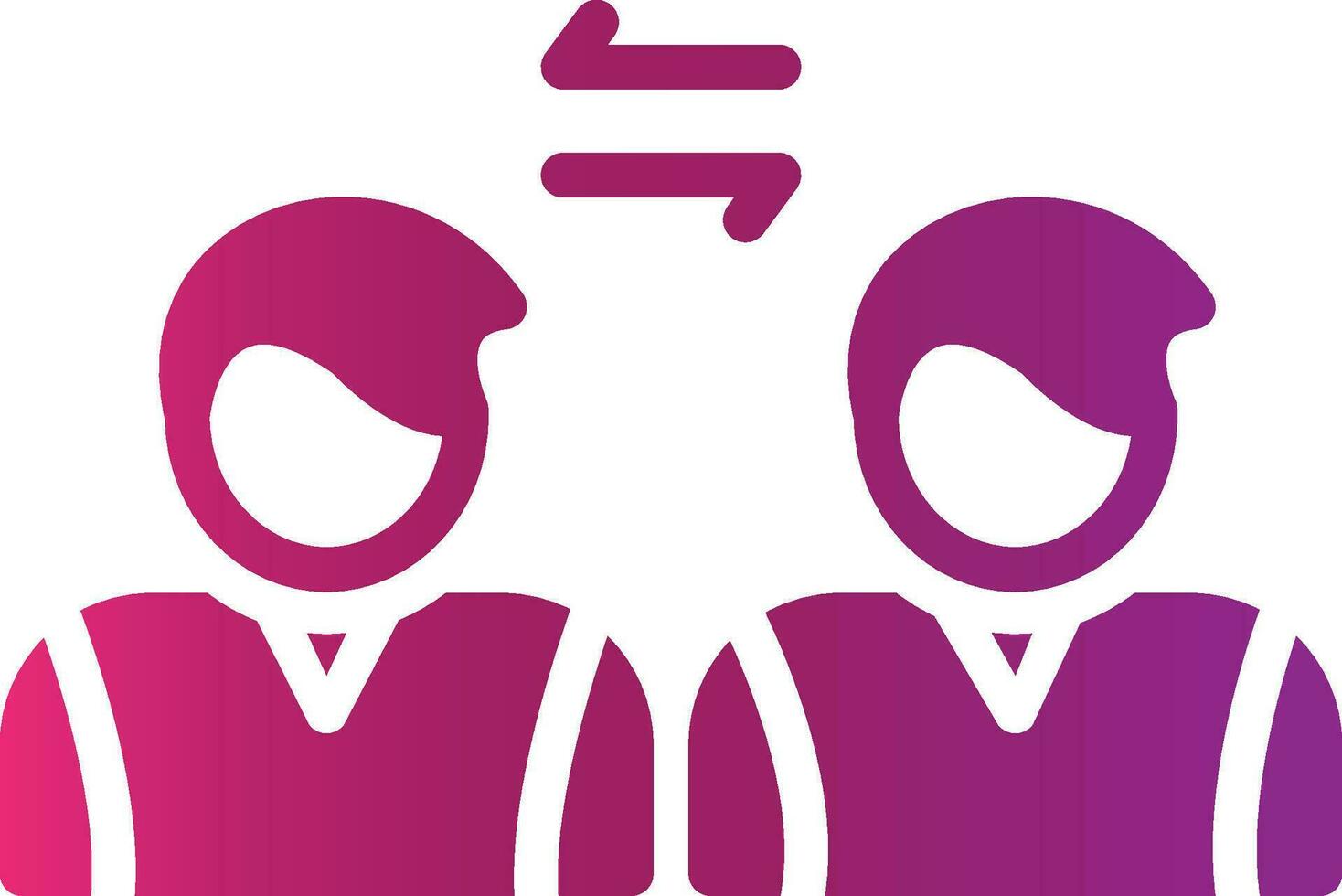 Social Distancing Creative Icon Design vector