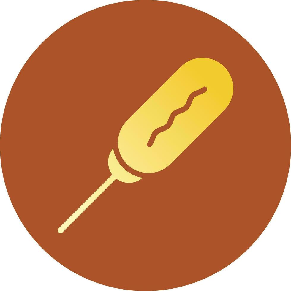 Corn Dog Creative Icon Design vector