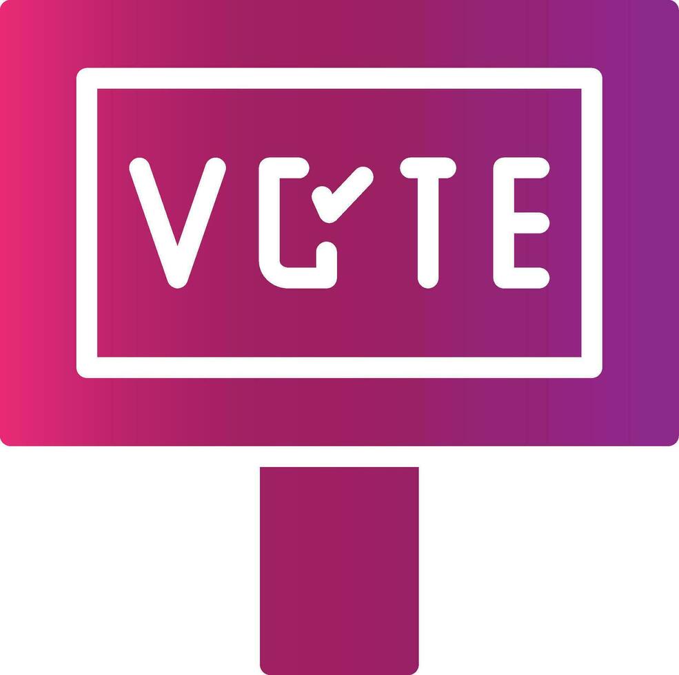 Vote Creative Icon Design vector