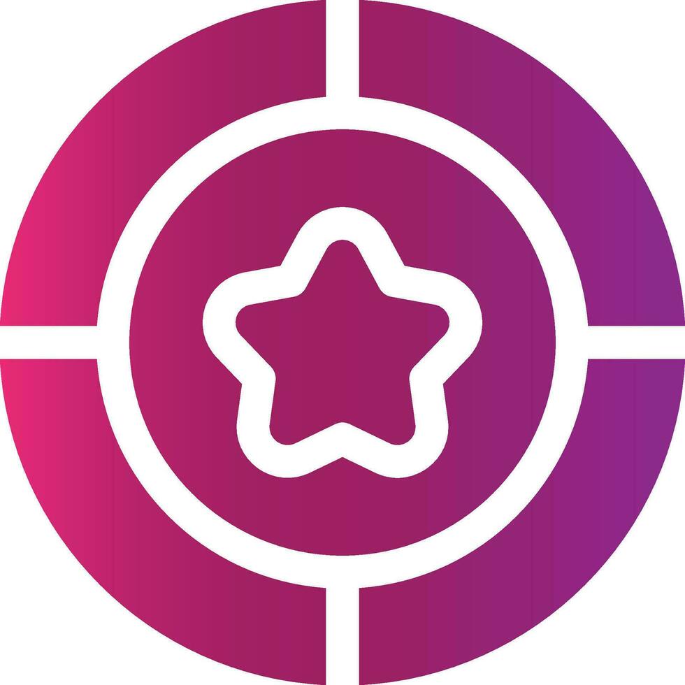 Target Creative Icon Design vector