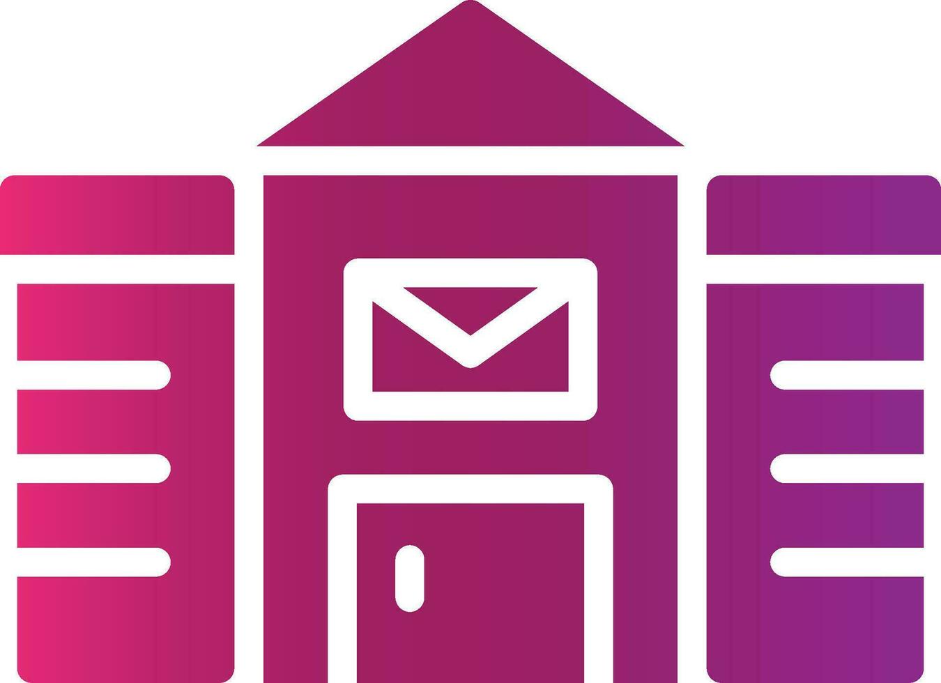 Post Office Creative Icon Design vector