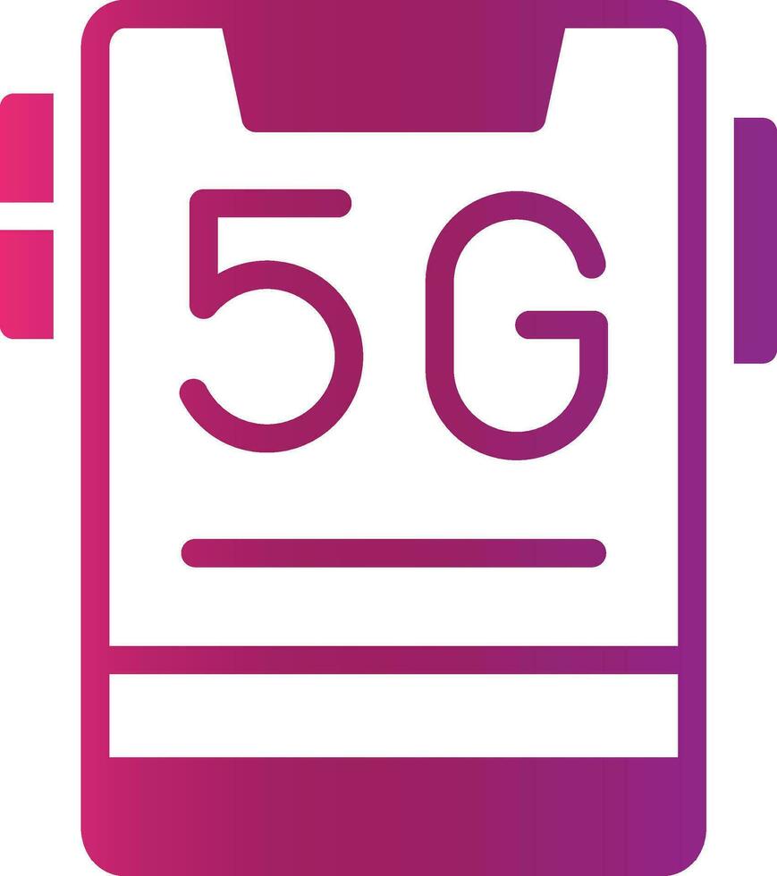 5G Creative Icon Design vector