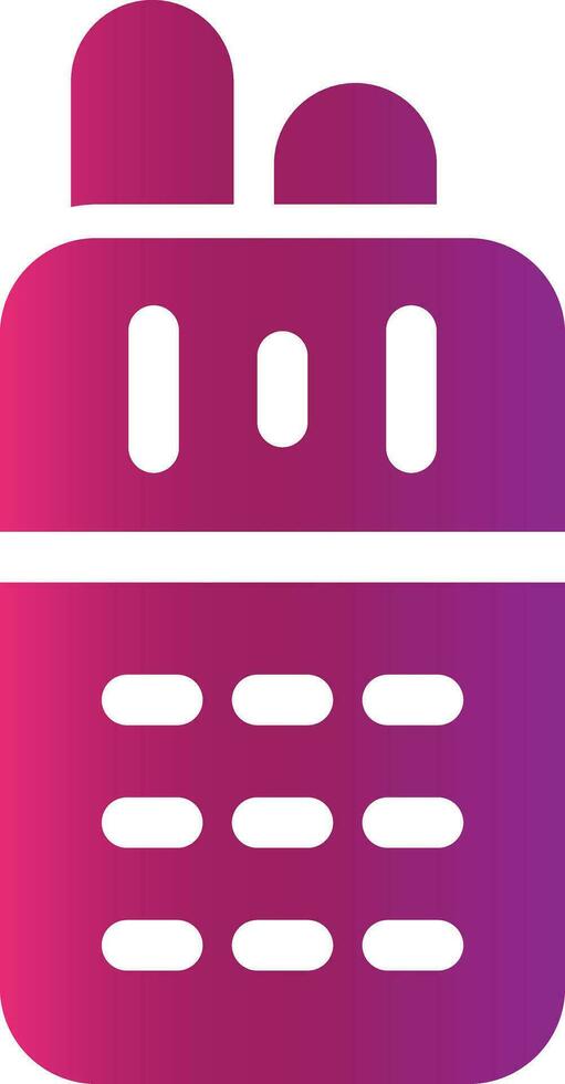 Walkie Talkie Creative Icon Design vector
