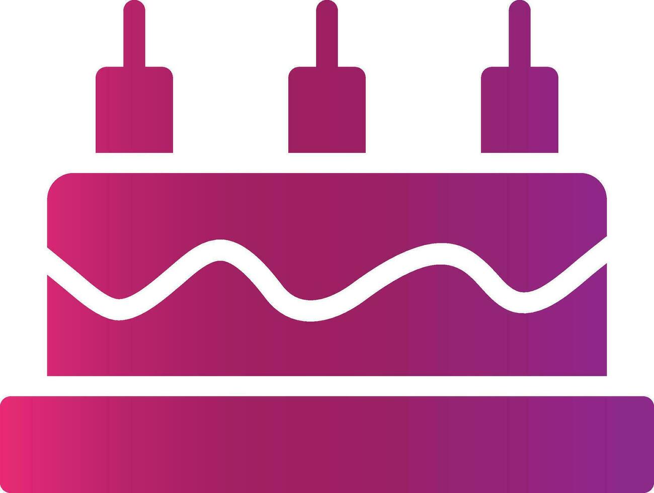 Glyph Gradient Design vector