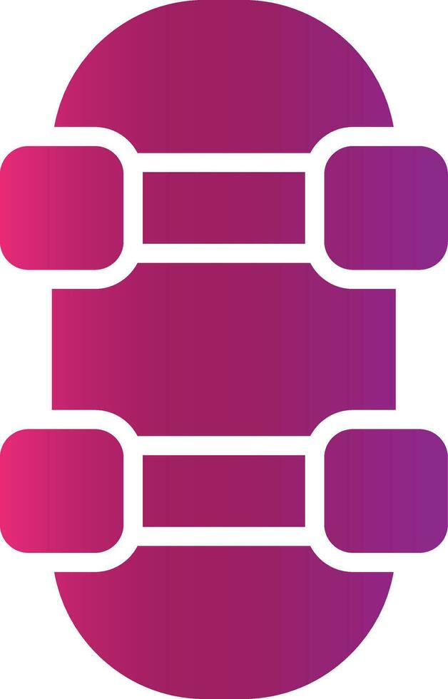 Glyph Gradient Design vector
