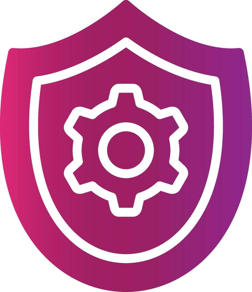 diseño de icono creativo de protección vector