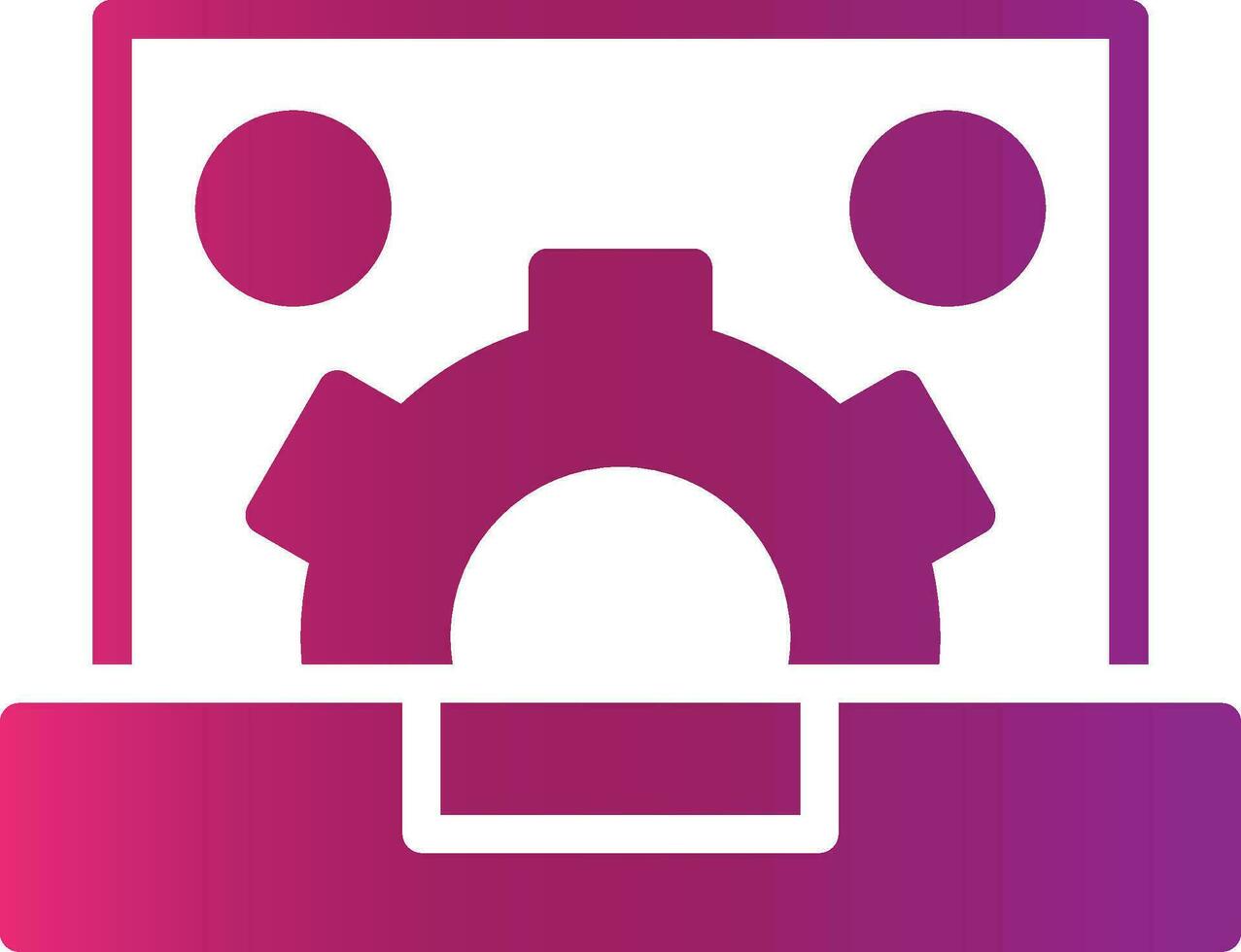 Content Management System Creative Icon Design vector
