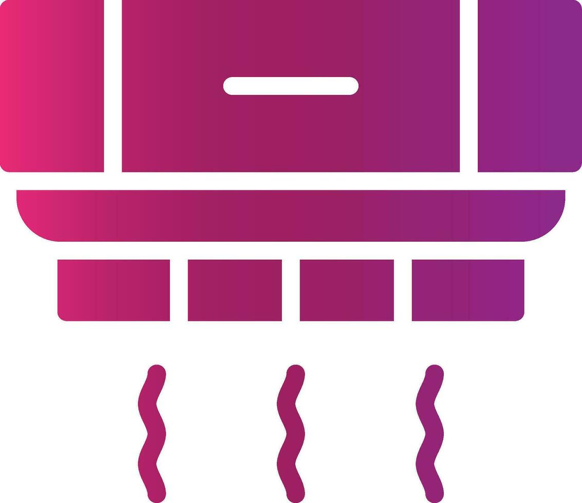 Smoke Detector Creative Icon Design vector