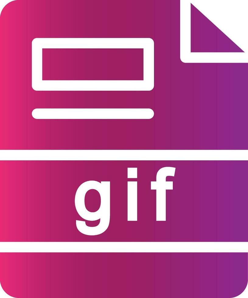 gif Creative Icon Design vector