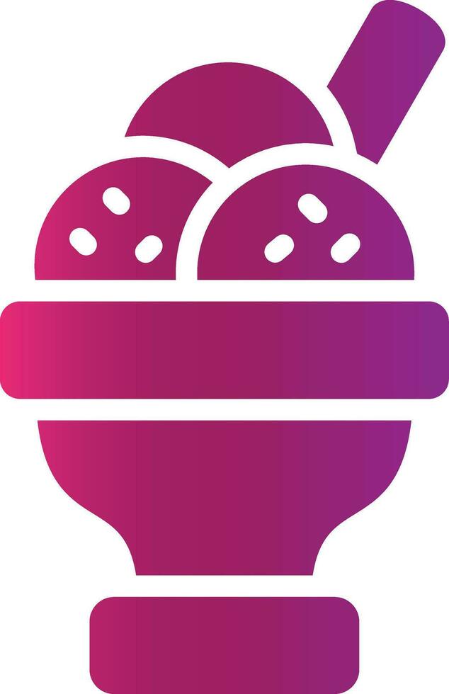 Dessert Creative Icon Design vector