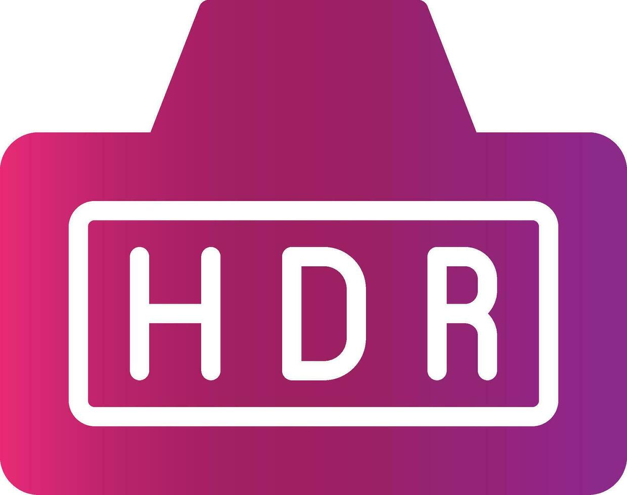 Hdr Creative Icon Design vector