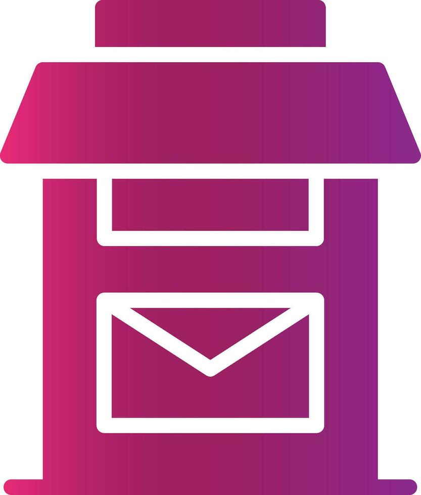 Postbox Creative Icon Design vector