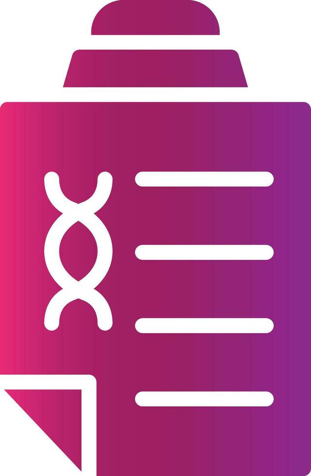 DNA Test Creative Icon Design vector