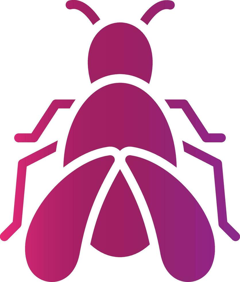 Bug Creative Icon Design vector