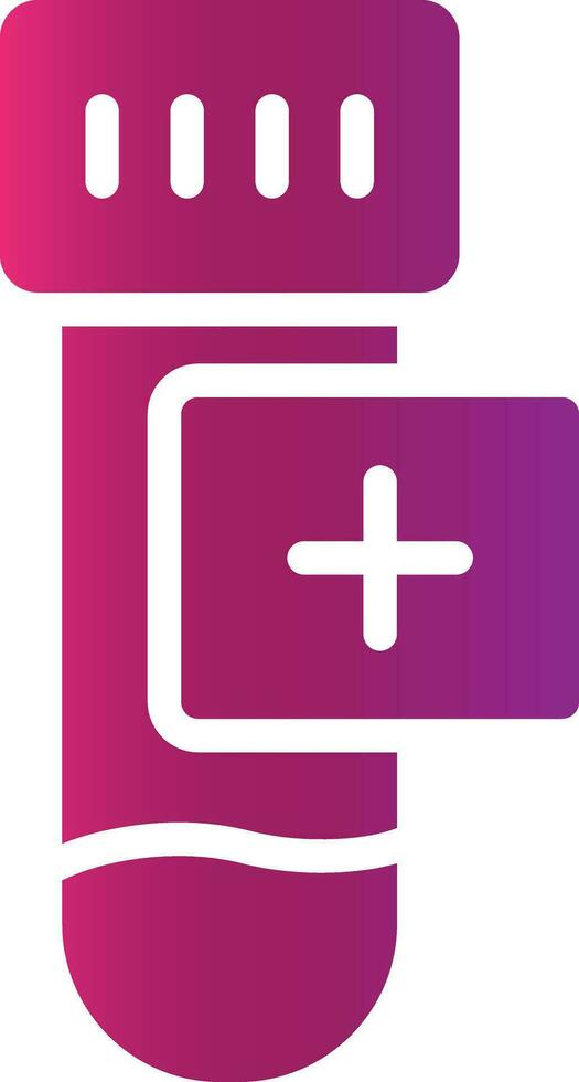 Blood Sample Creative Icon Design vector
