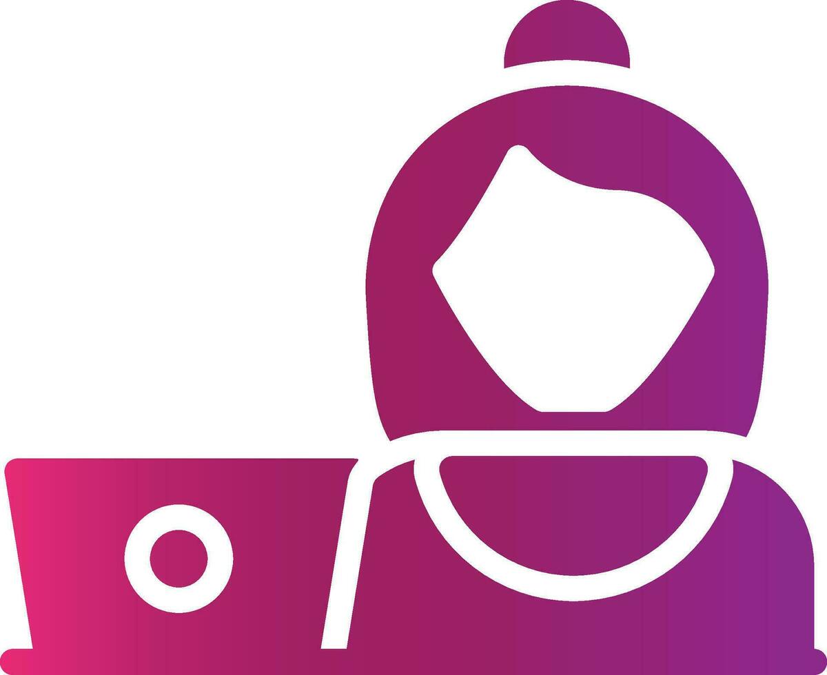 Hard At Work Creative Icon Design vector