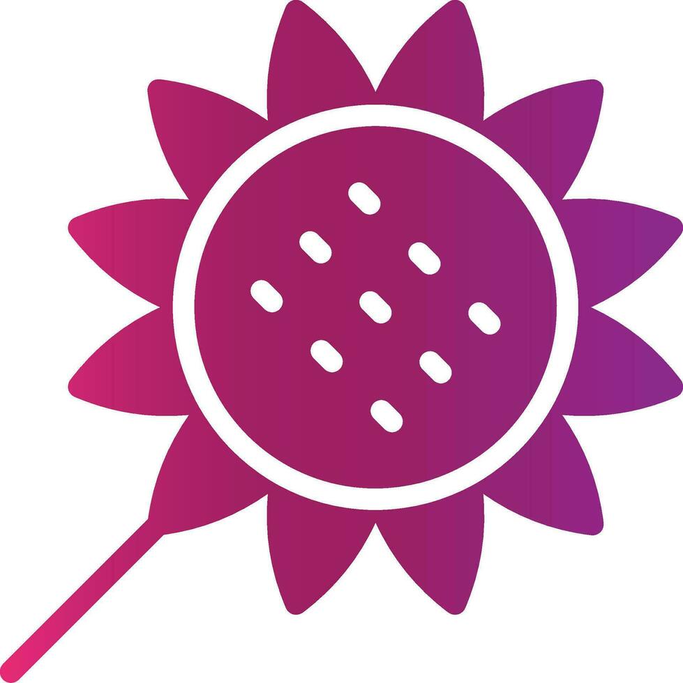 Sunflower Creative Icon Design vector